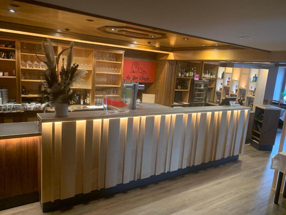 Logis Hotel Restaurant Au Lion Rouge Bartenheim Esterno foto