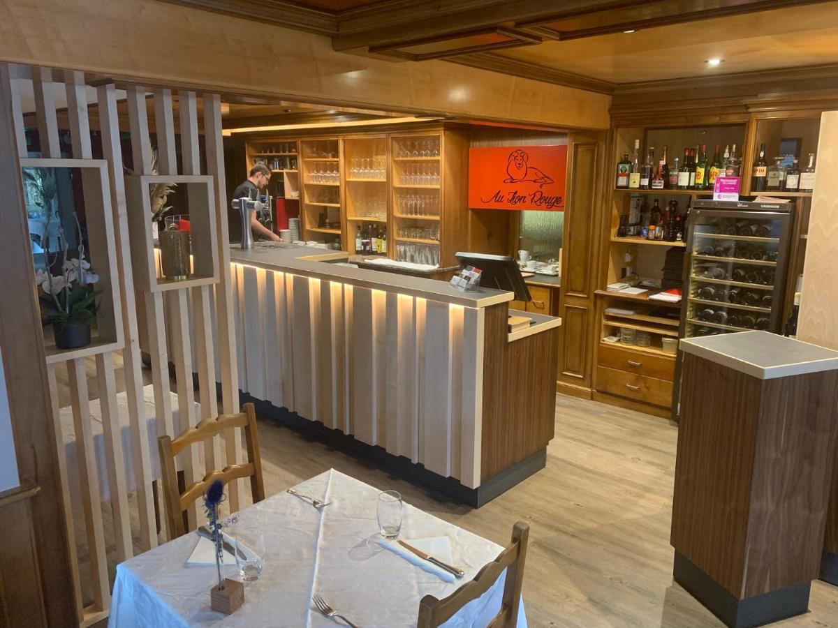 Logis Hotel Restaurant Au Lion Rouge Bartenheim Esterno foto